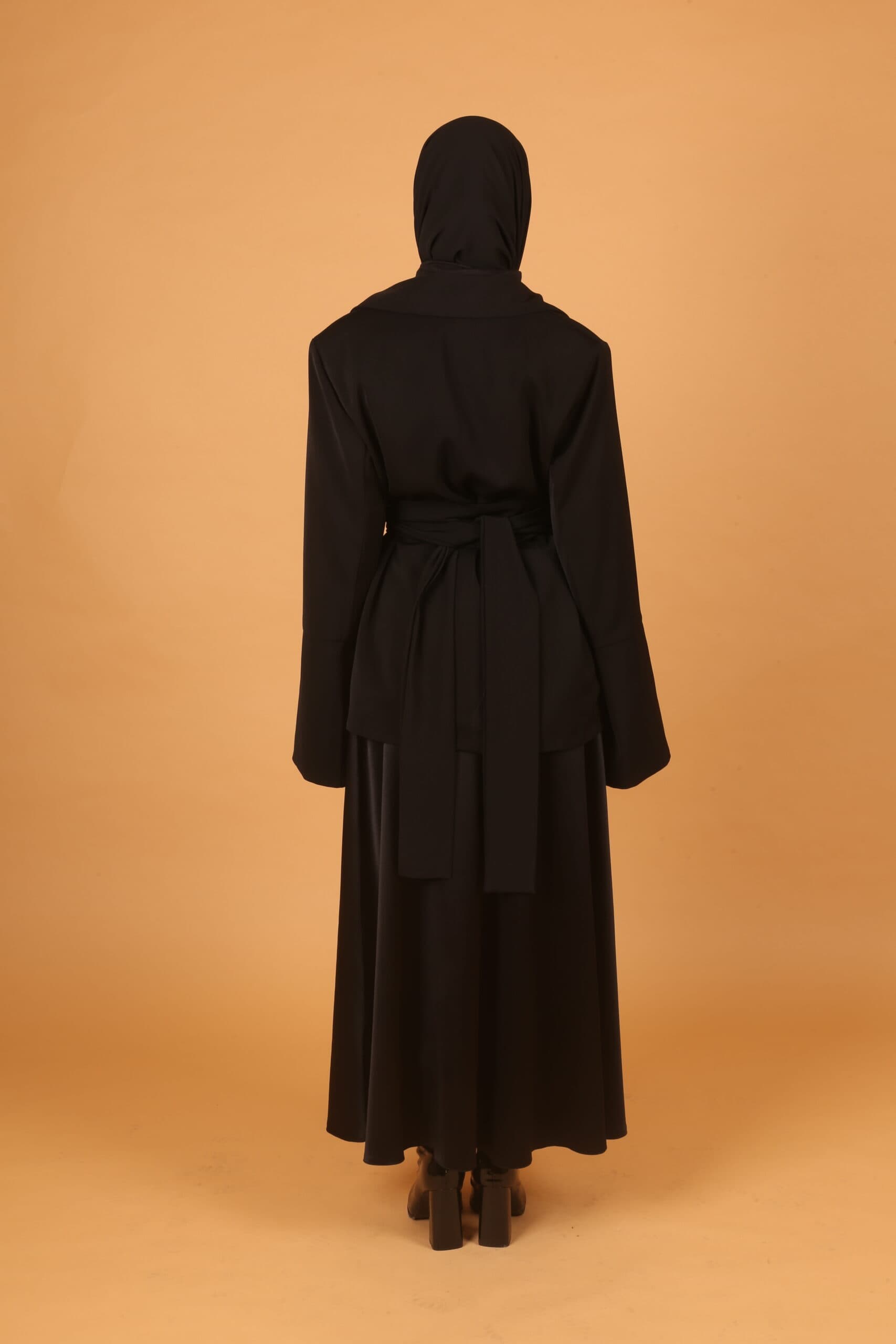 Belted Blazer- Black