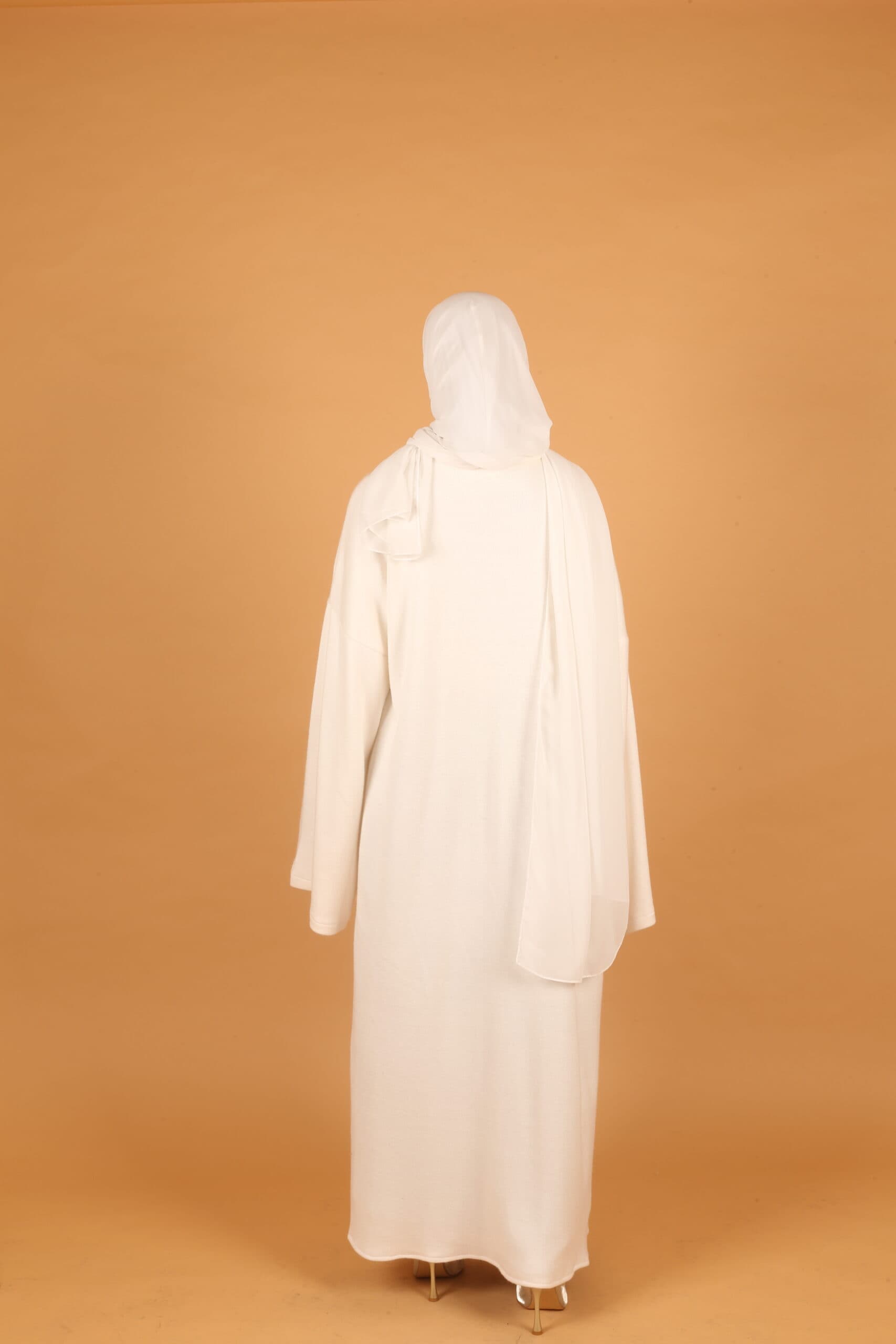 Splitted Longline Sweater – Offwhite