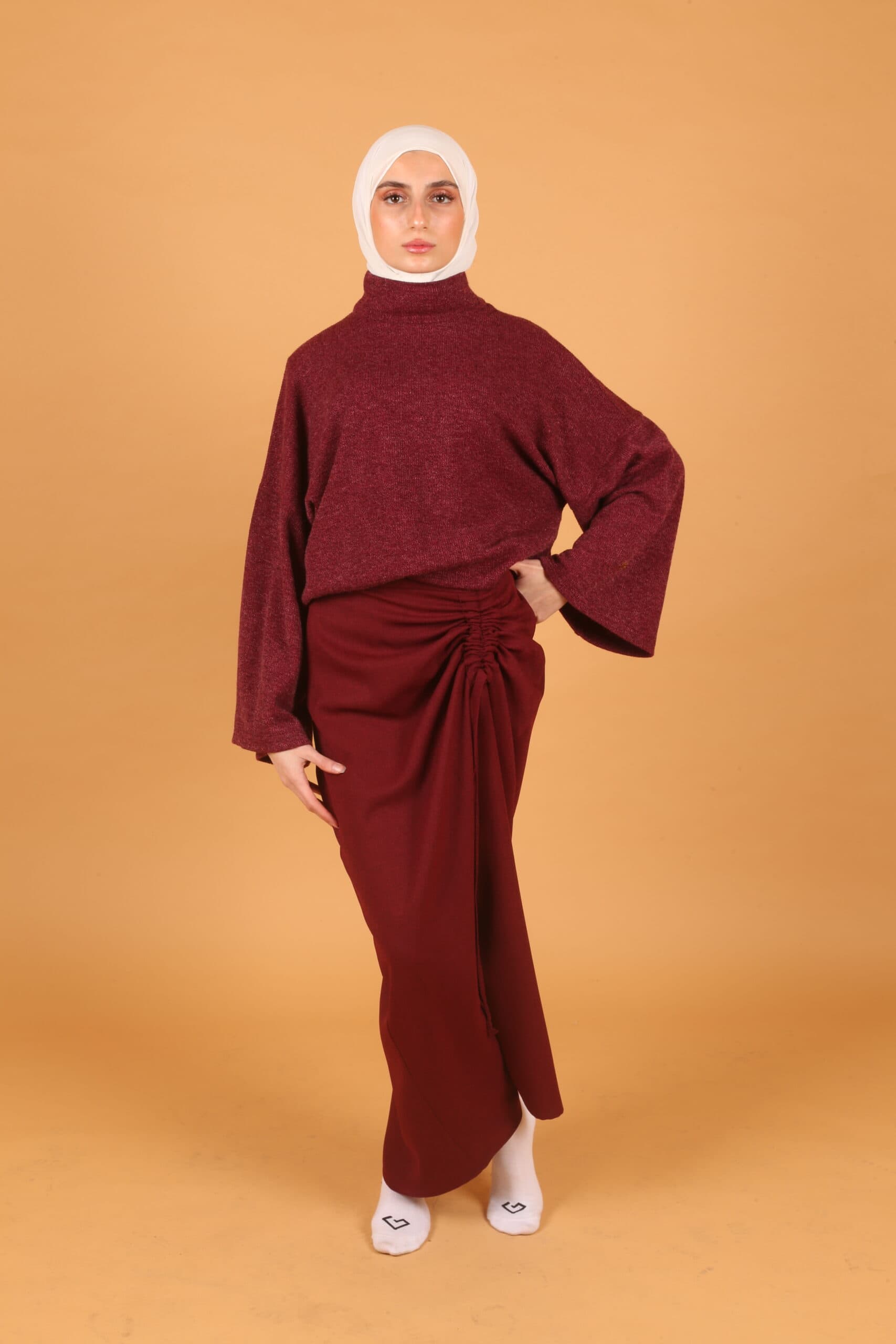 Front Split Skirt