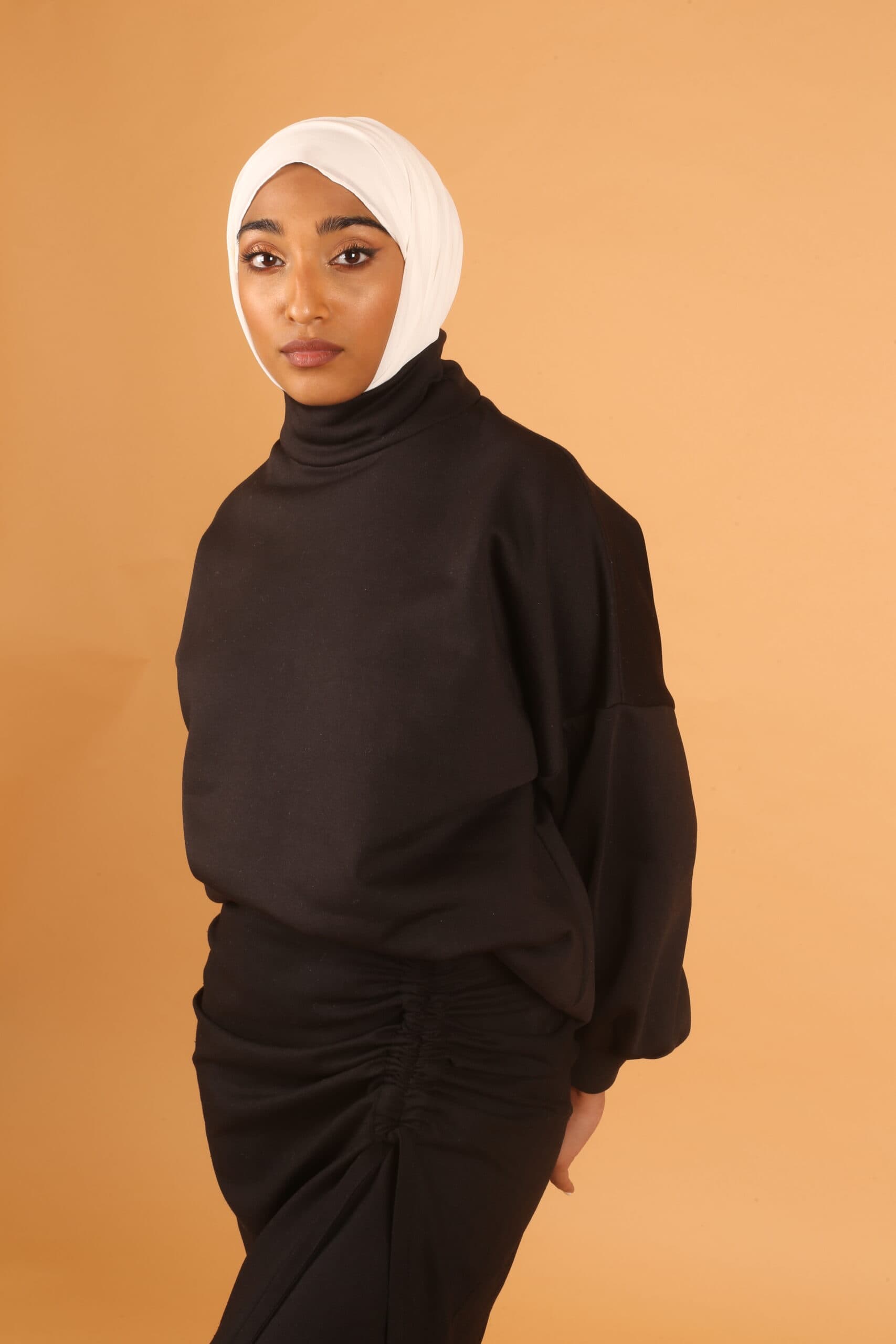 Fleece Inside Top- Black