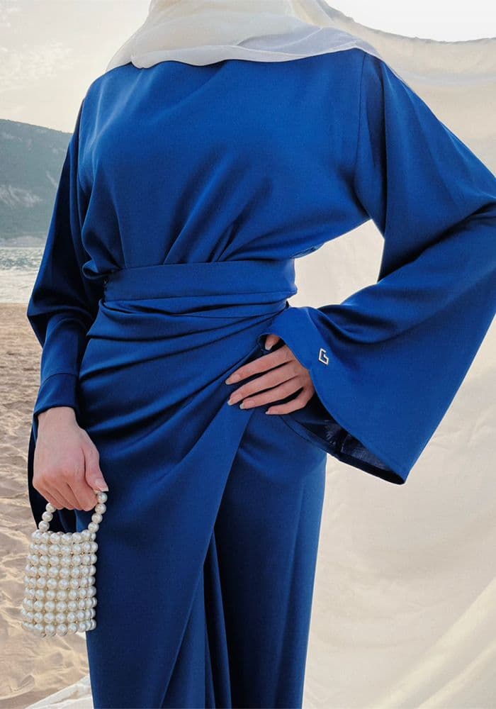 Satin Set – Navy
