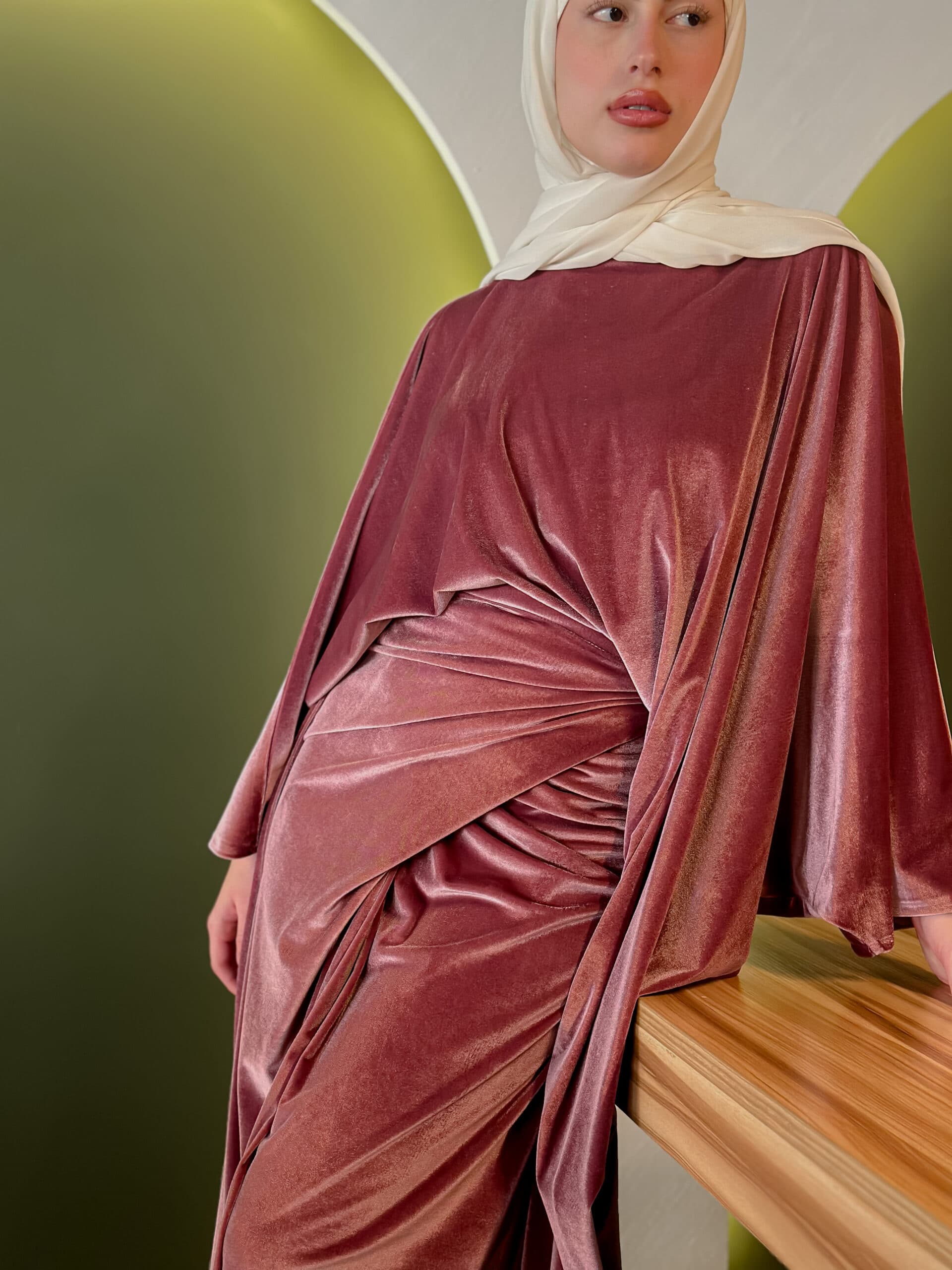 Rosewood- Shimmery Velvet Set