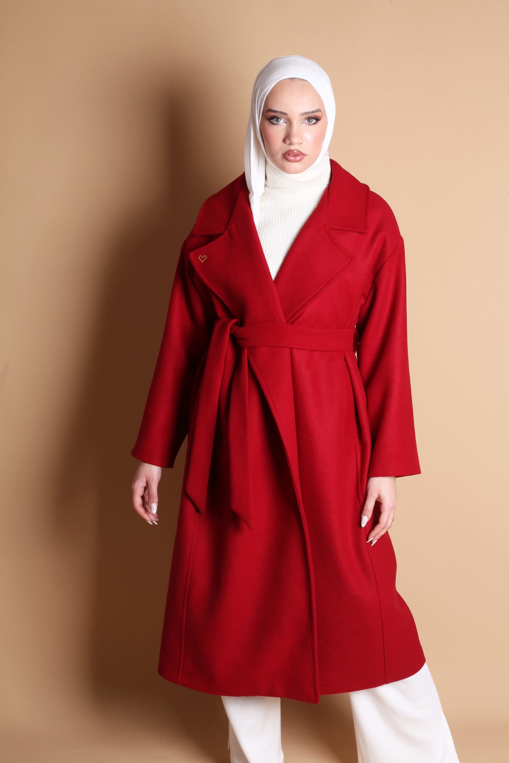 Timeless Coat – Burgundy
