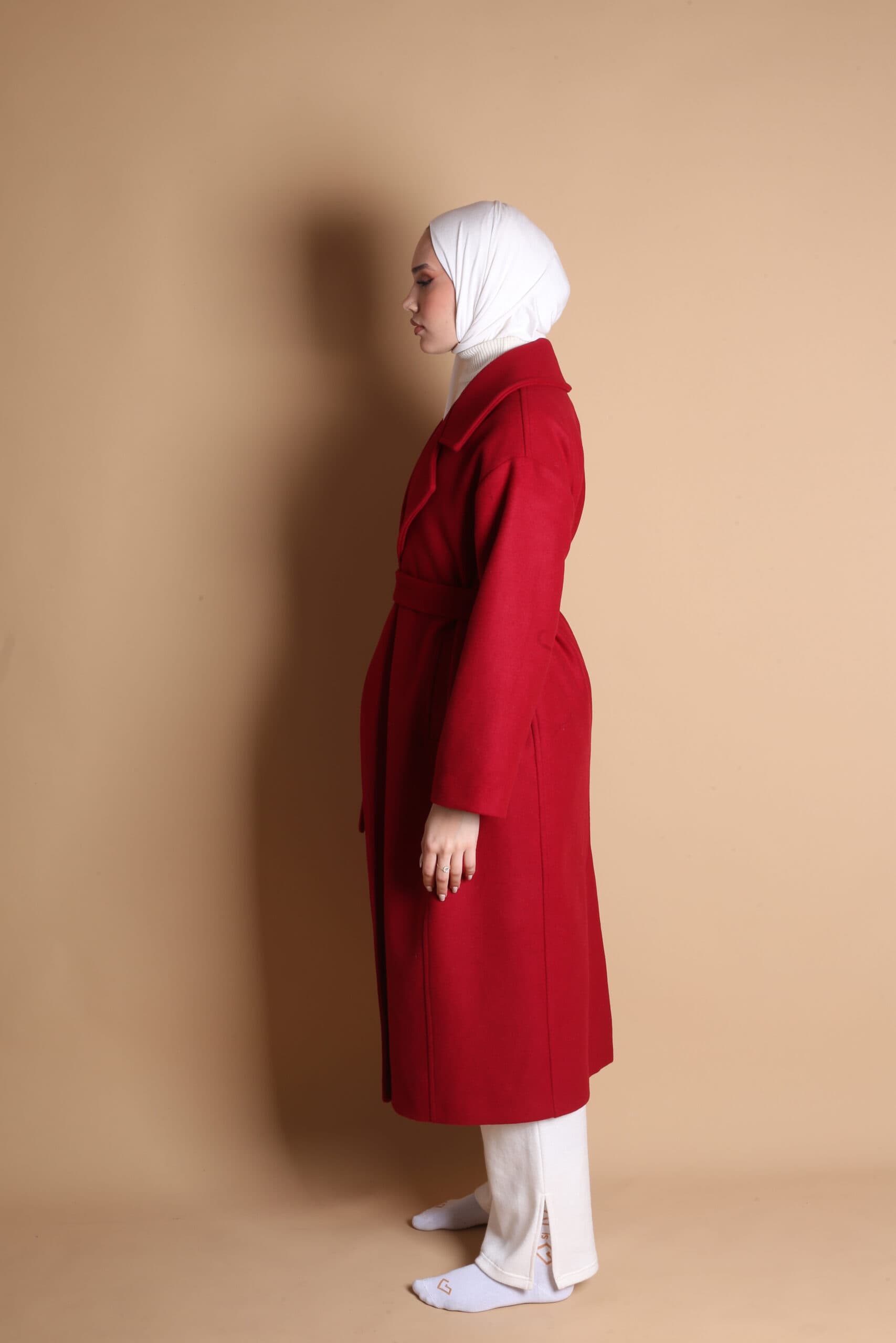 Timeless Coat – Burgundy