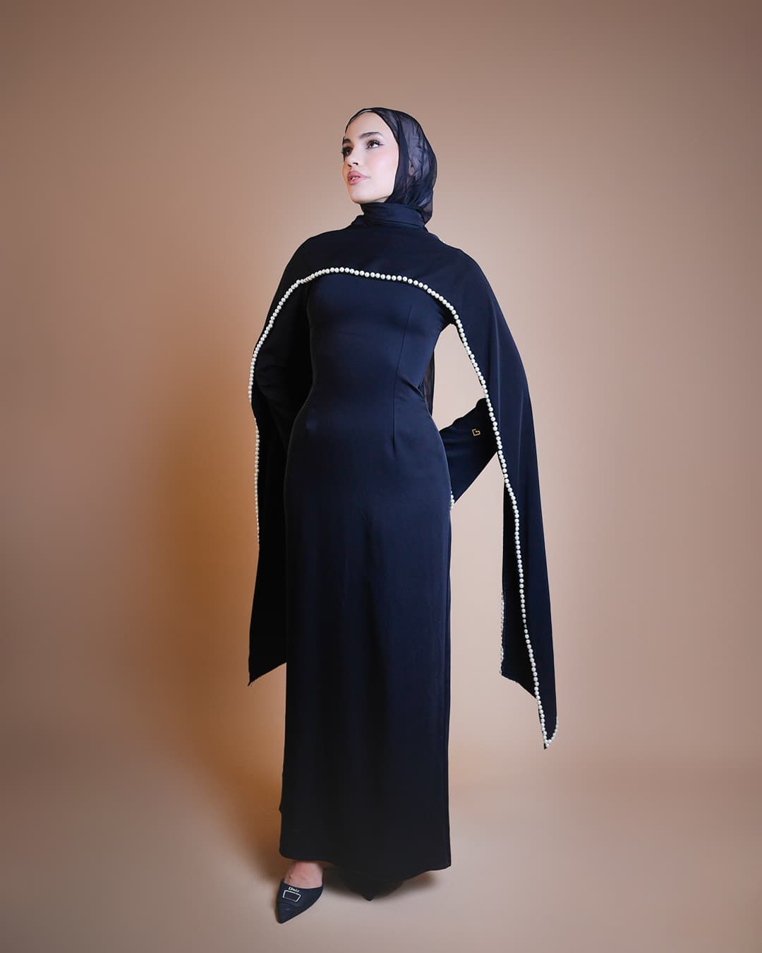 Pearls Dress – Black