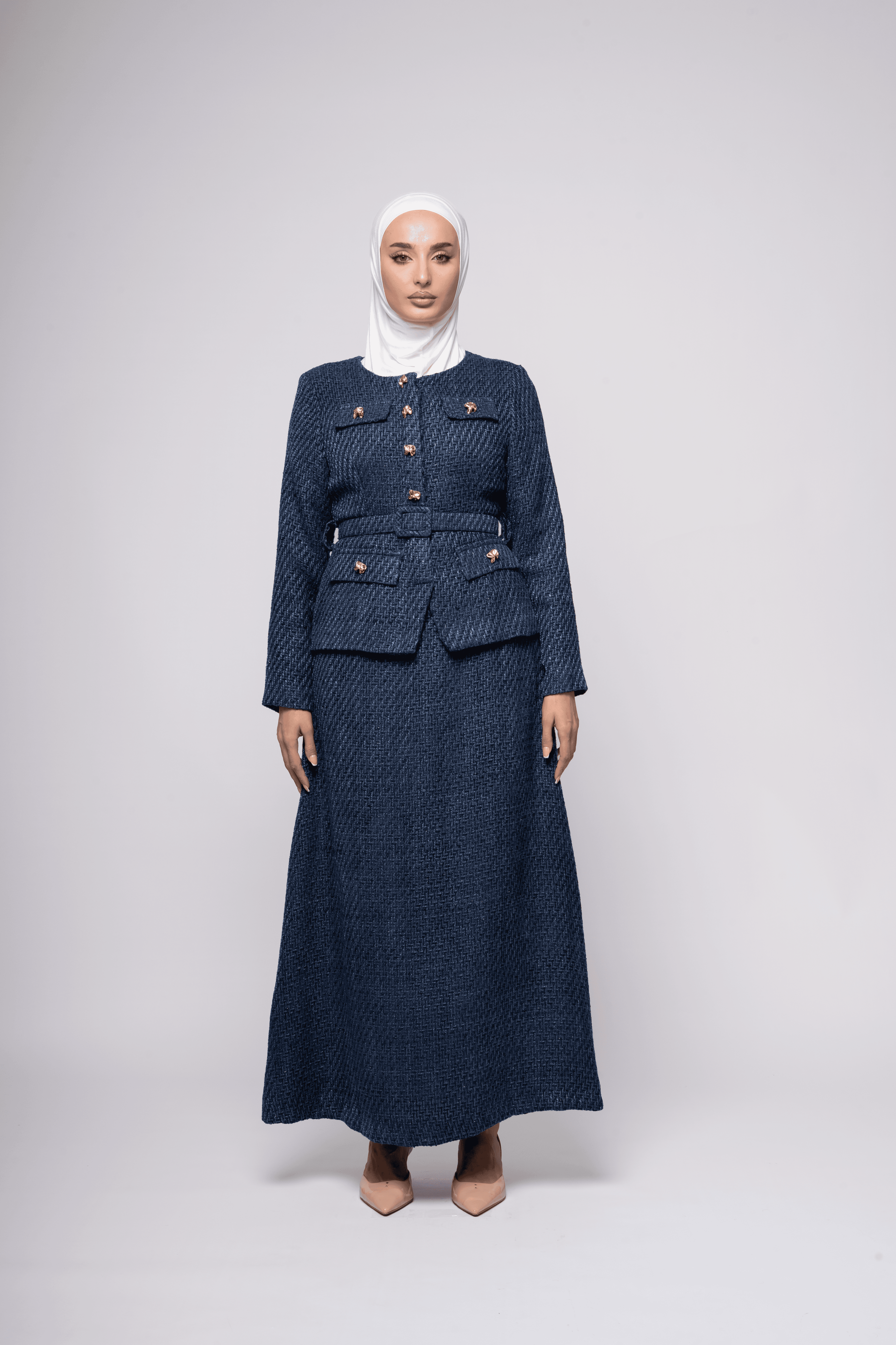 TWEED SKIRT SET