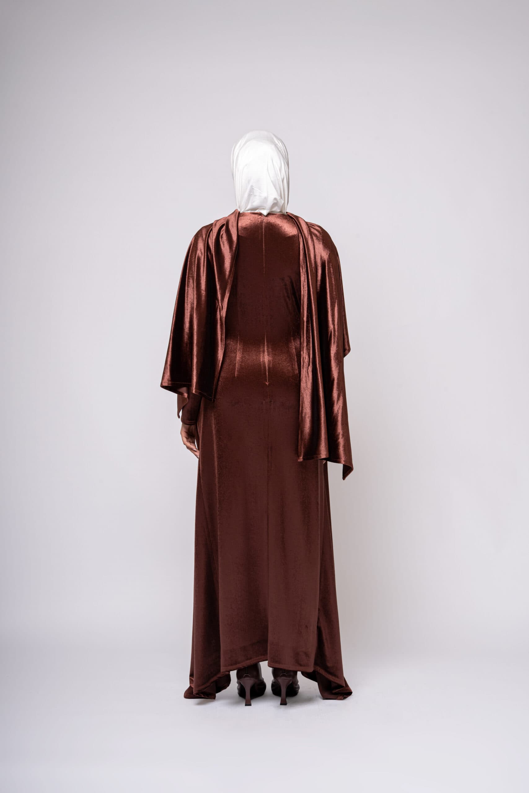 SCARF DRESS VELVET