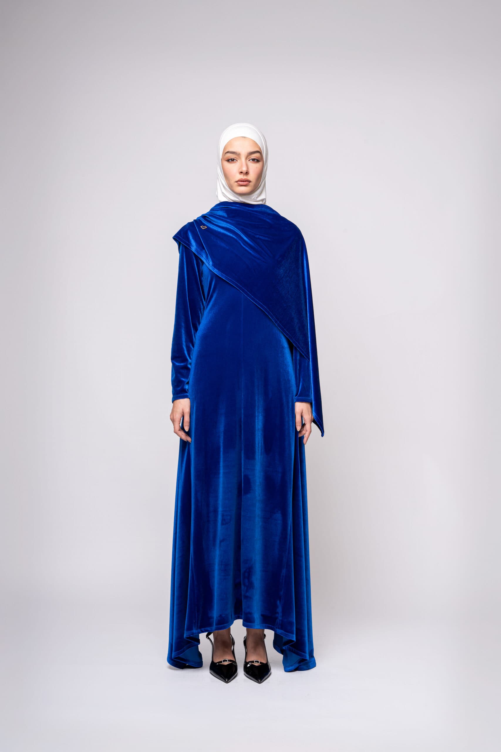 SCARF DRESS VELVET