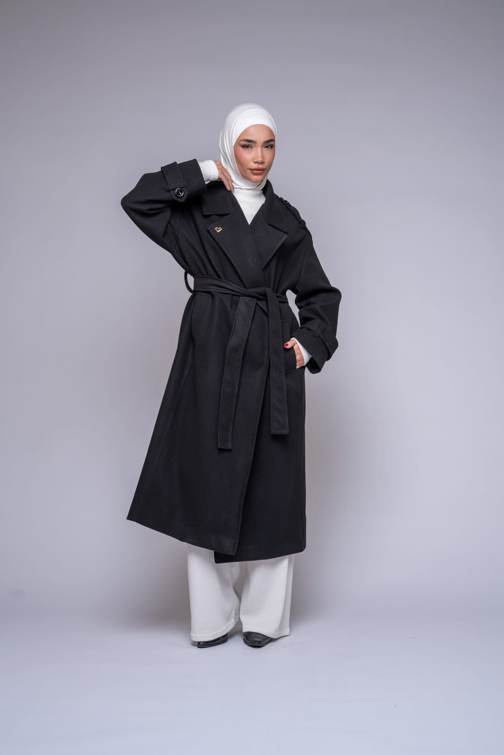 BELTED COAT – OVERSIZE
