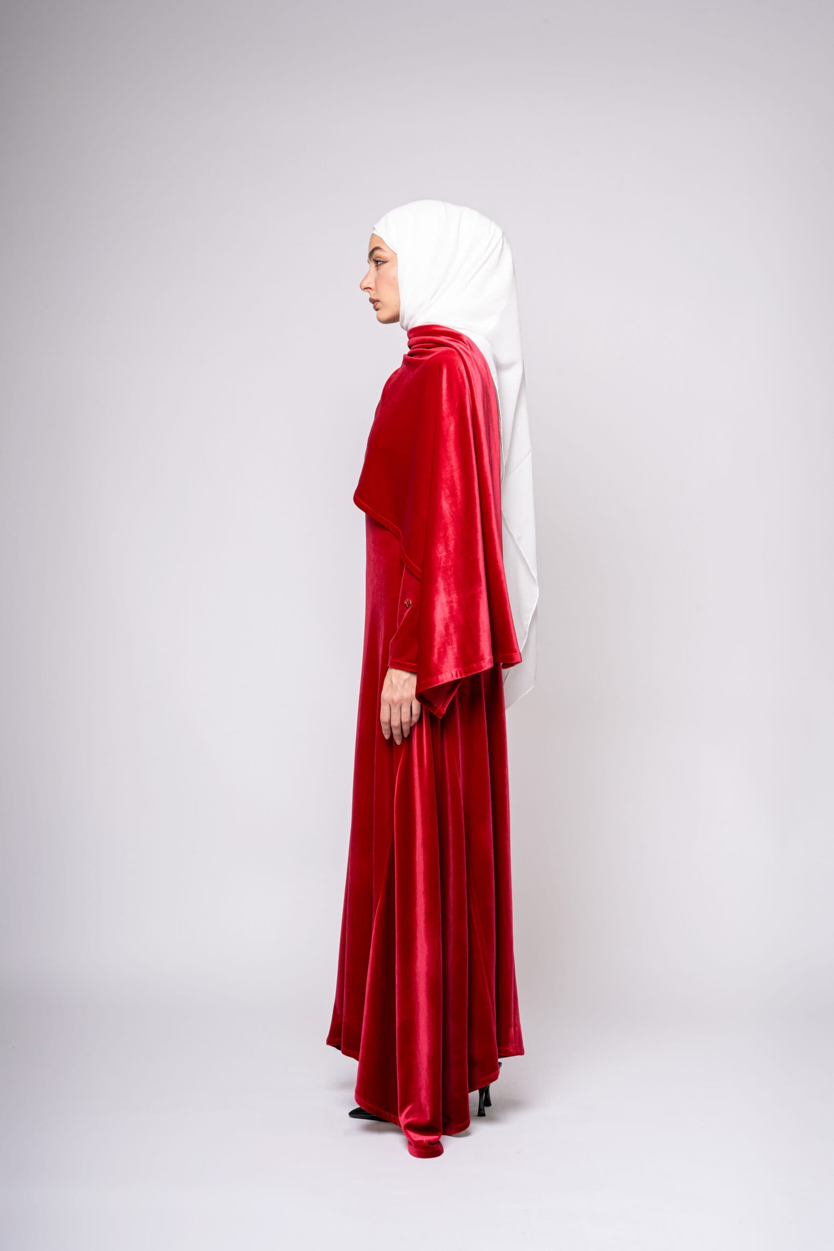 SCARF DRESS VELVET