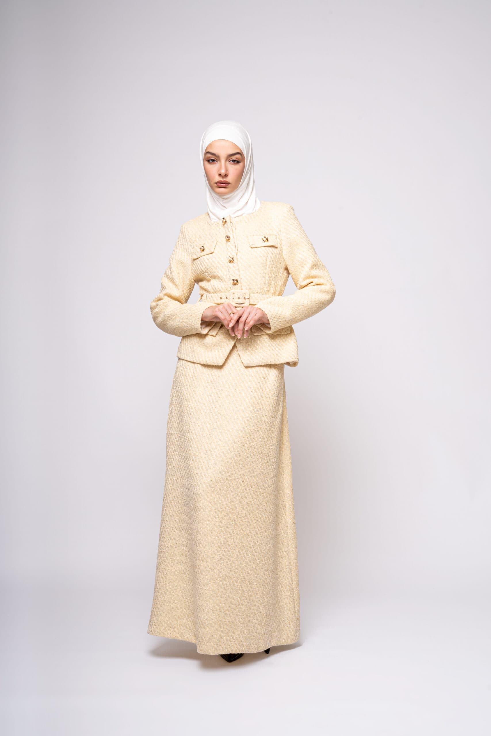 TWEED SKIRT SET