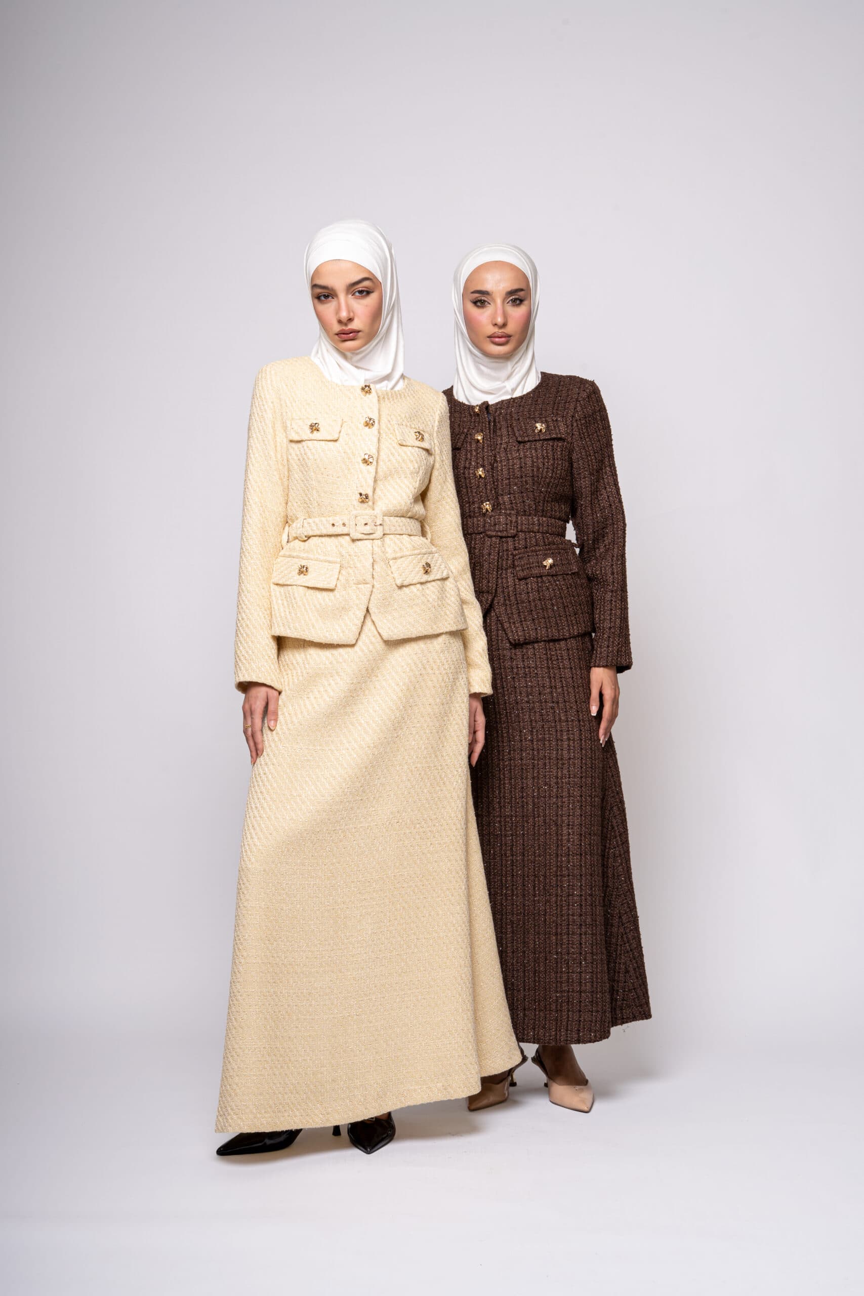 TWEED SKIRT SET