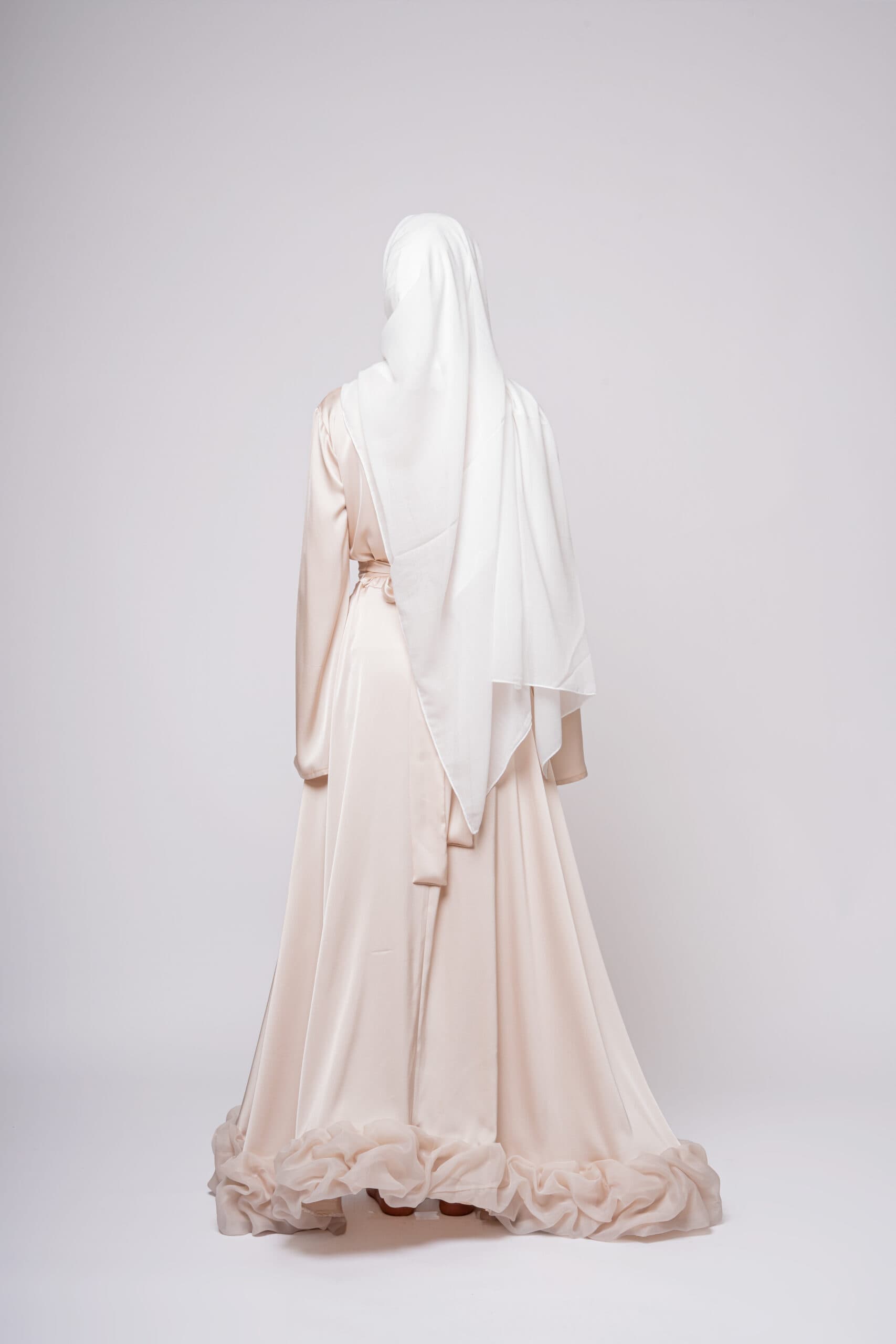 CLOUDS EVENING DRESS – GOLD PEARL